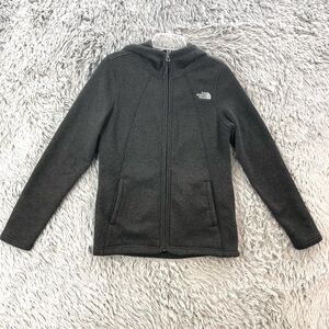 The North Face Jacket Womens Small Gray Fleece Sweater Full Zip